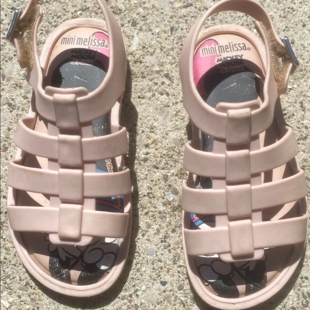 *sold*Mini Melissa Blush Pink Sandals